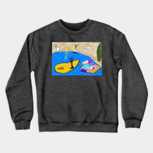 Day at the beach🎈 Crewneck Sweatshirt